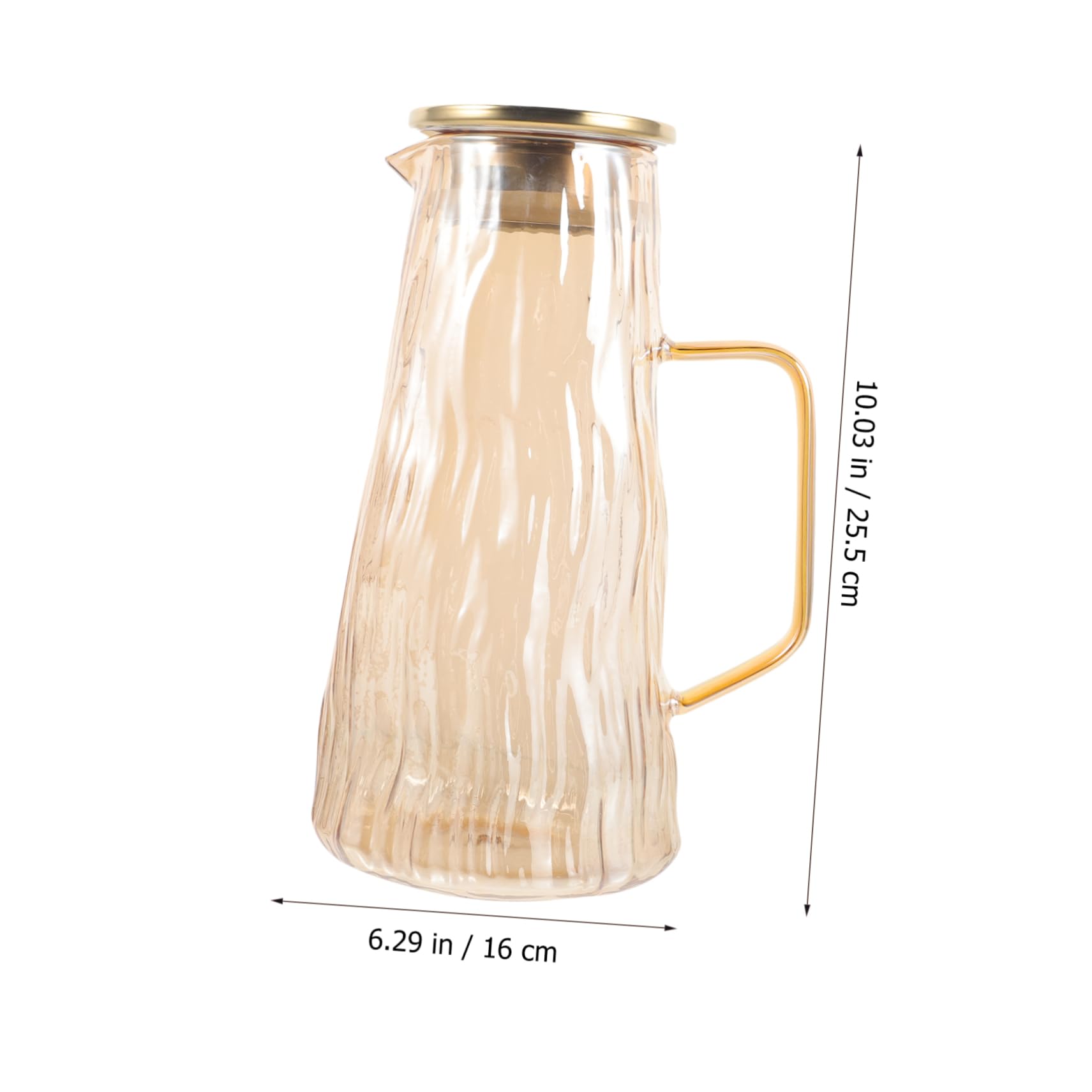 Cabilock Jarra De Agua De Vidrio Infusor De Frutas y Frío Ideal Para Infusiones