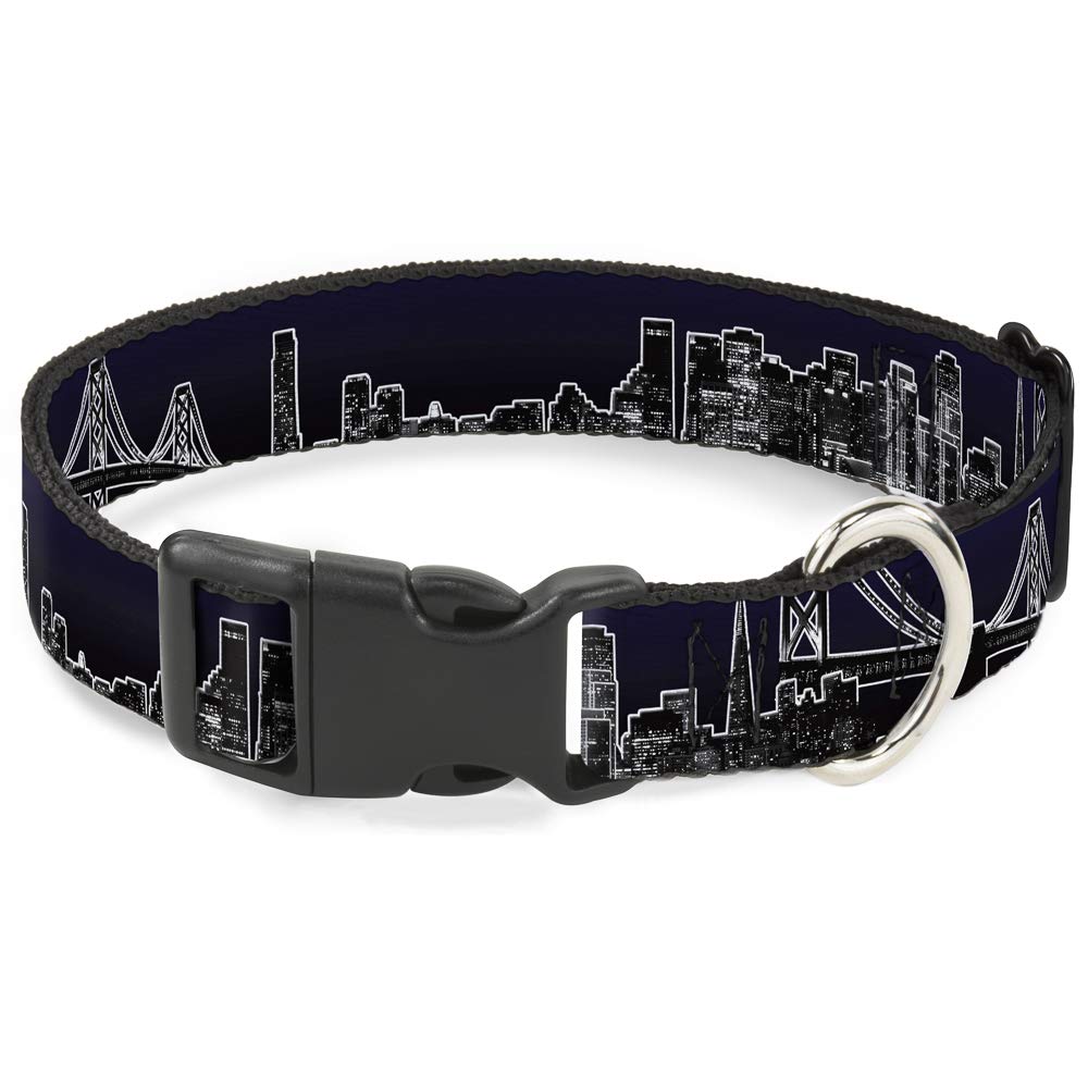 Collier de Clip en Plastique Horizon Bleu Nuit pour vos balades en ville