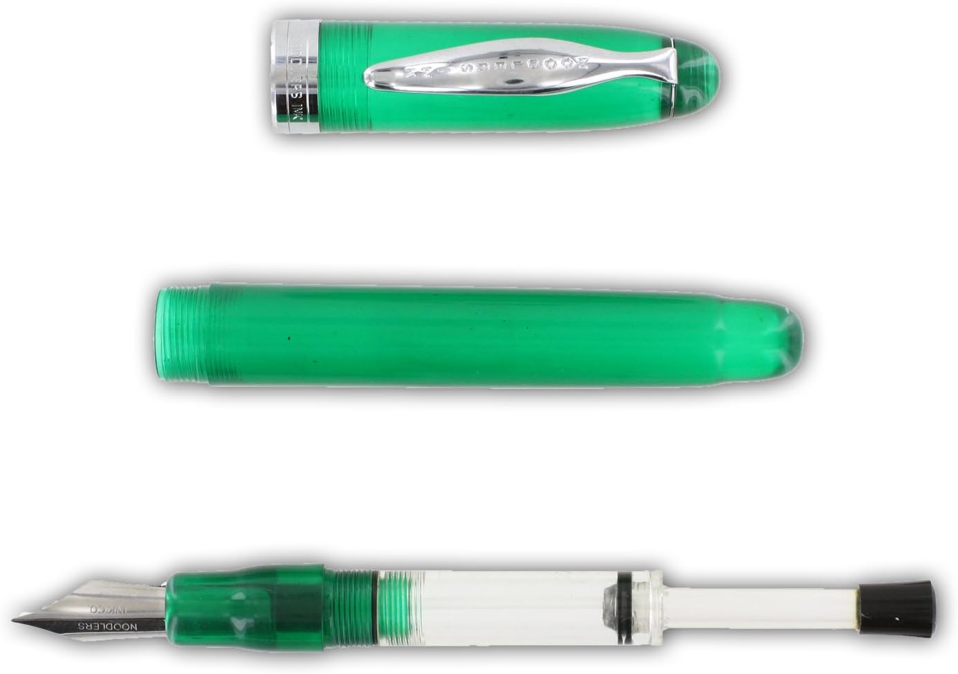 NOODLER'S Ink Ahab Piston Fountain Pen - Max Emerald