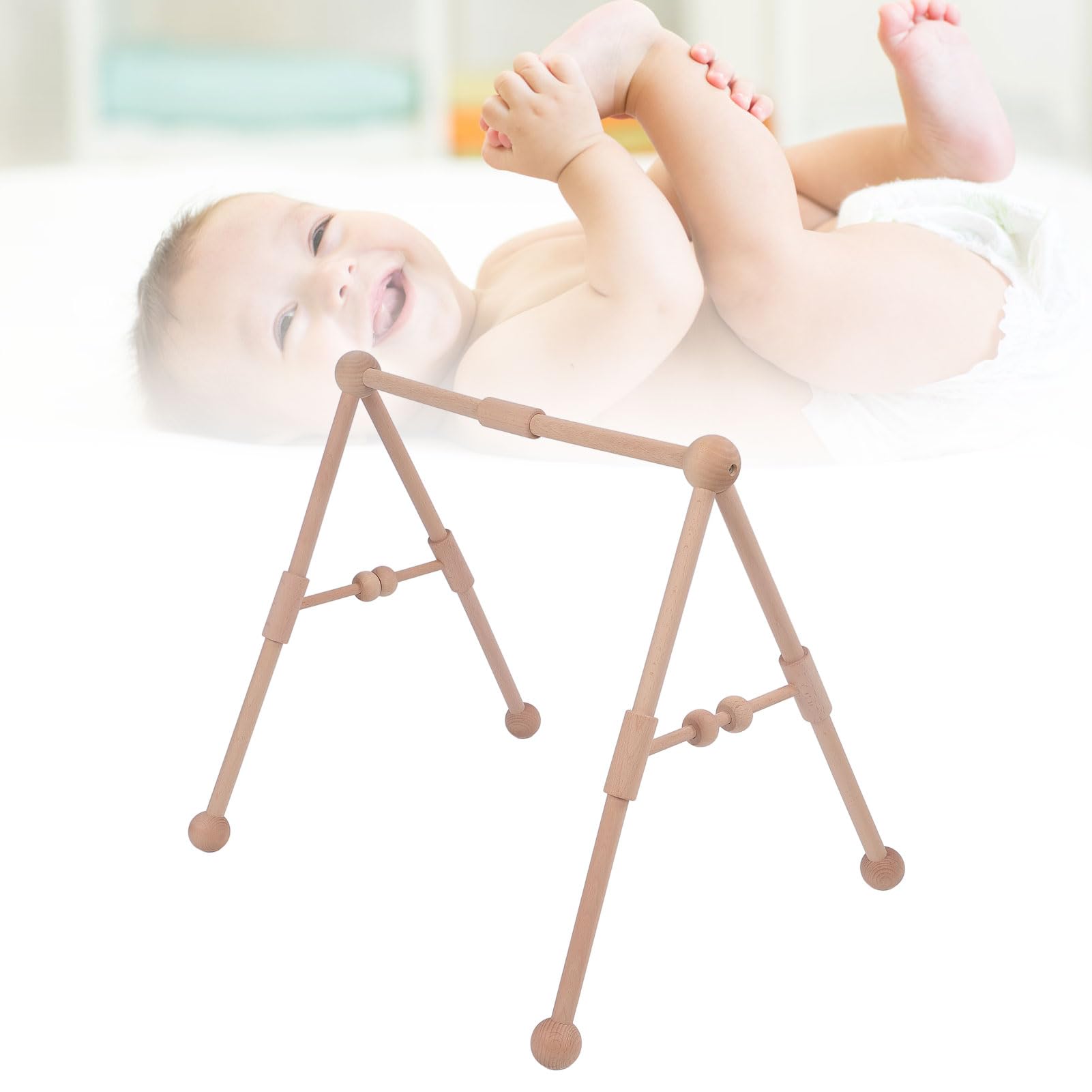 Naroote Palestra Baby in Legno per Sviluppo Motorio, Gioco, 1 Pezzo