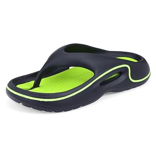 DOCTOR EXTRA SOFT Men's Premium Slippers with Soft Acupressure Foot Massager for Adult | Comfortable & Light Weight| Stylish & Anti-Skid | Casual Waterproof & Everyday Flip Flops for Gents & Boys D-544