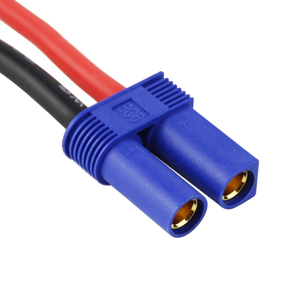 Adattatore Cavo RC: Connettore Deans T-Plug Femmina A Tamiya Maschio - 30mm, 14 AWG, Silicone