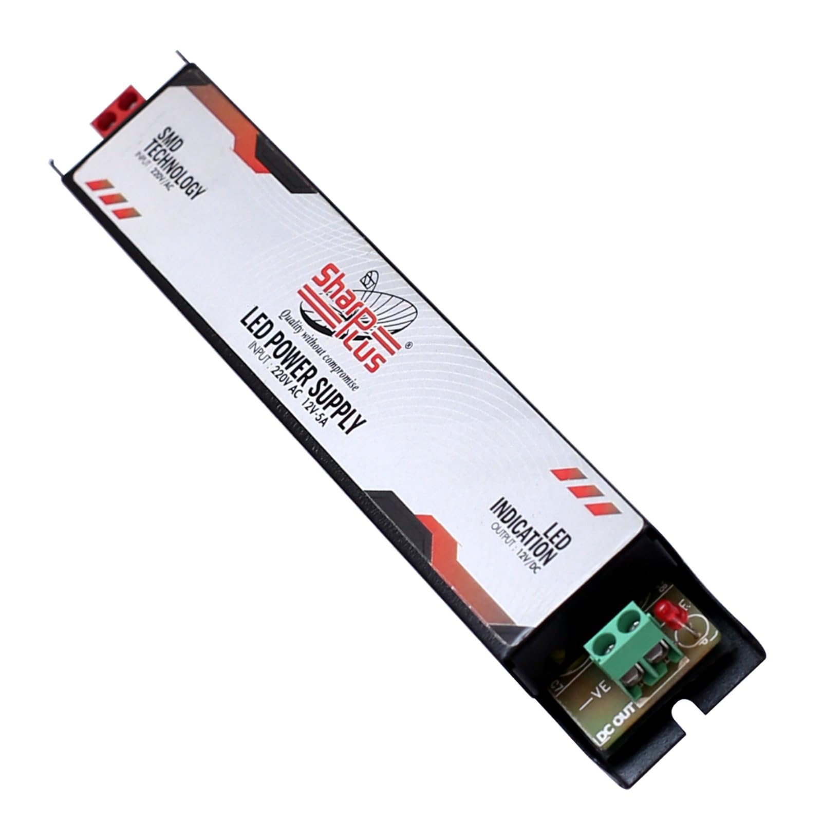 Sharplus 12V 5Amp LED Driver Supply/Used for LED Strip Lights/AC-DC Switching Driver