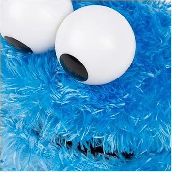 GUND Sesame Street Official Cookie Monster Muppet Plush Hand Puppet, Premium Plush Toy for Ages 1 & Up, Blue, 11