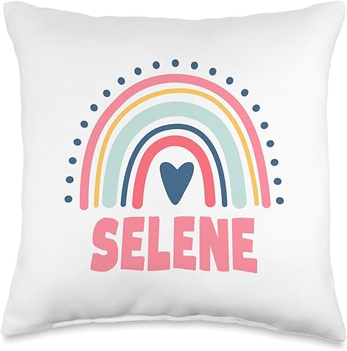Miniatura 1 de Selene Name Custom Woman Myth Legend Pink Birthday Party Throw Pillow, 16x16, Multicolor