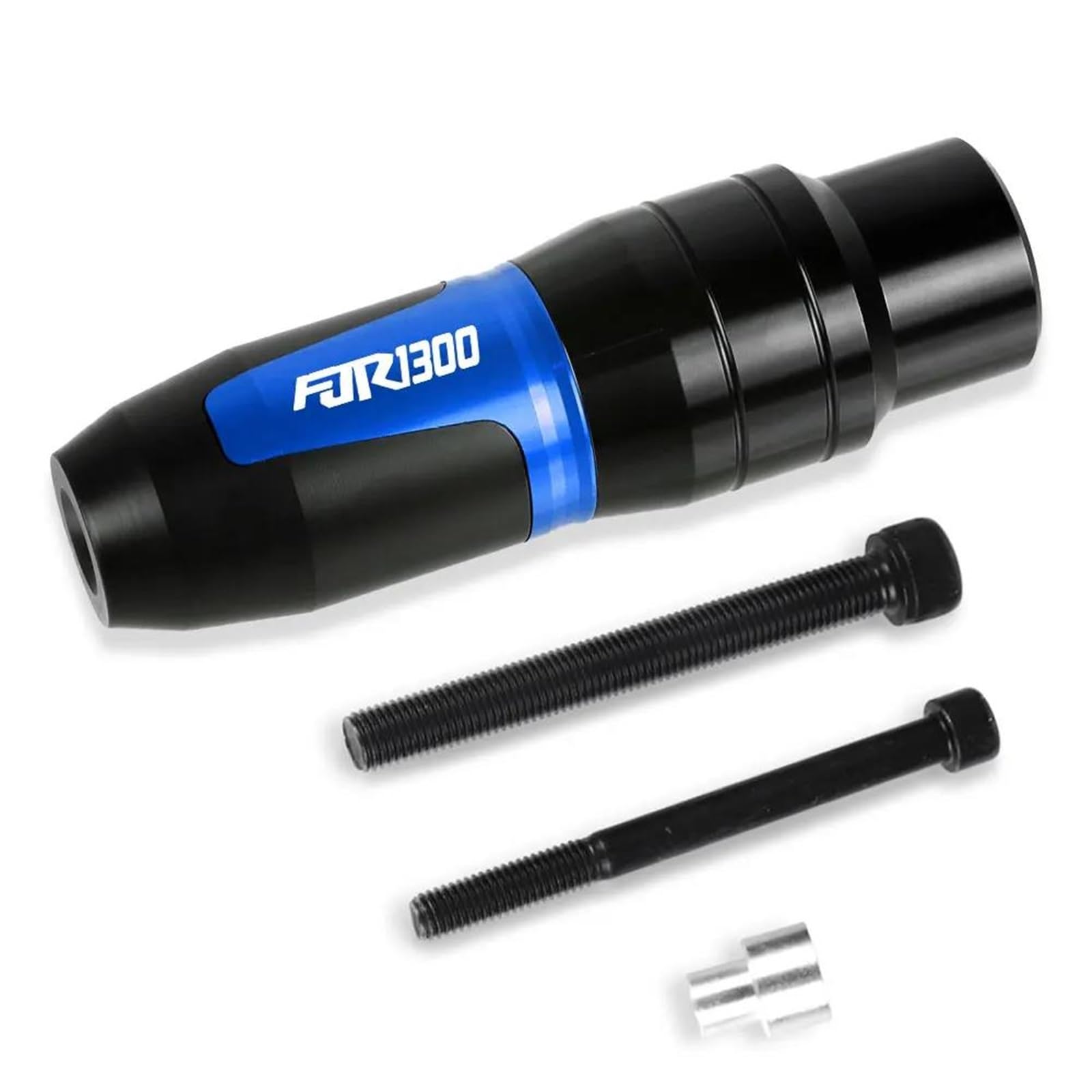 Auspuff-Schieberegler Motorrad Auspuff Sturzpads Für Yamaha FJR1300 FJR1300A FJR 1300 1300A 2022 2023 Rahmen Sturzschutz Motorrad Fallschutz(Blau 1)