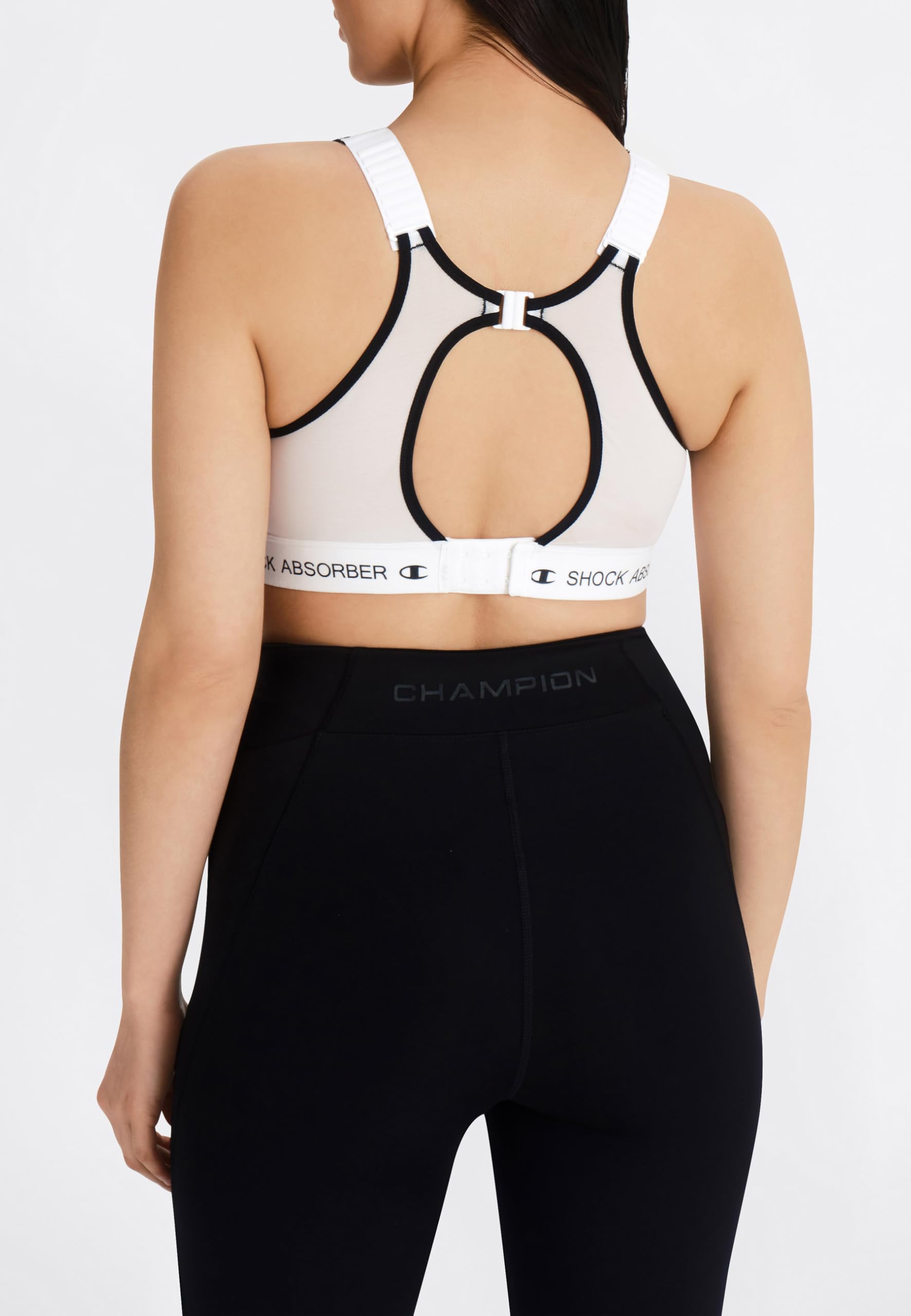 Champion Shock Absorber Ultimate Run - Reggiseno Imbottito da Donna, Colore: Bianco