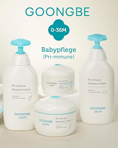 Miniatura 7 de GOONGBE Pri-mmune - Loción hidratante corporal coreana para bebé, hipoalergénica, hidratante y calmante para el cuidado diario de la piel seca -