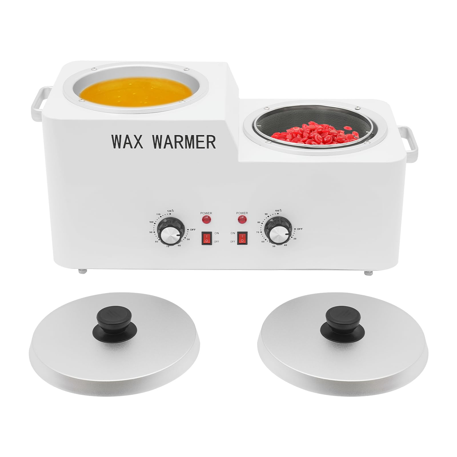 Juego de cera profesional de 9 l, calentador de cera doble, con termostato, dispositivo de depilación con cera caliente, máquina de depilación para el hogar