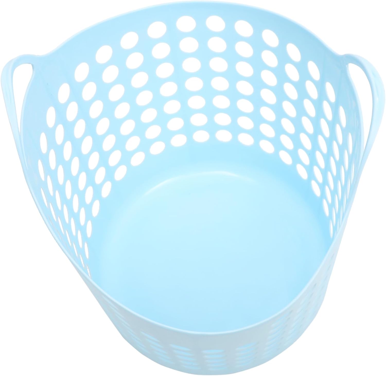 Plastic Laundry Basket with Handle Clothes Storage Hamper Capacity for Bedroom Bathroom and Living Use Versatile for Clothes Shoes Toys and Blankets