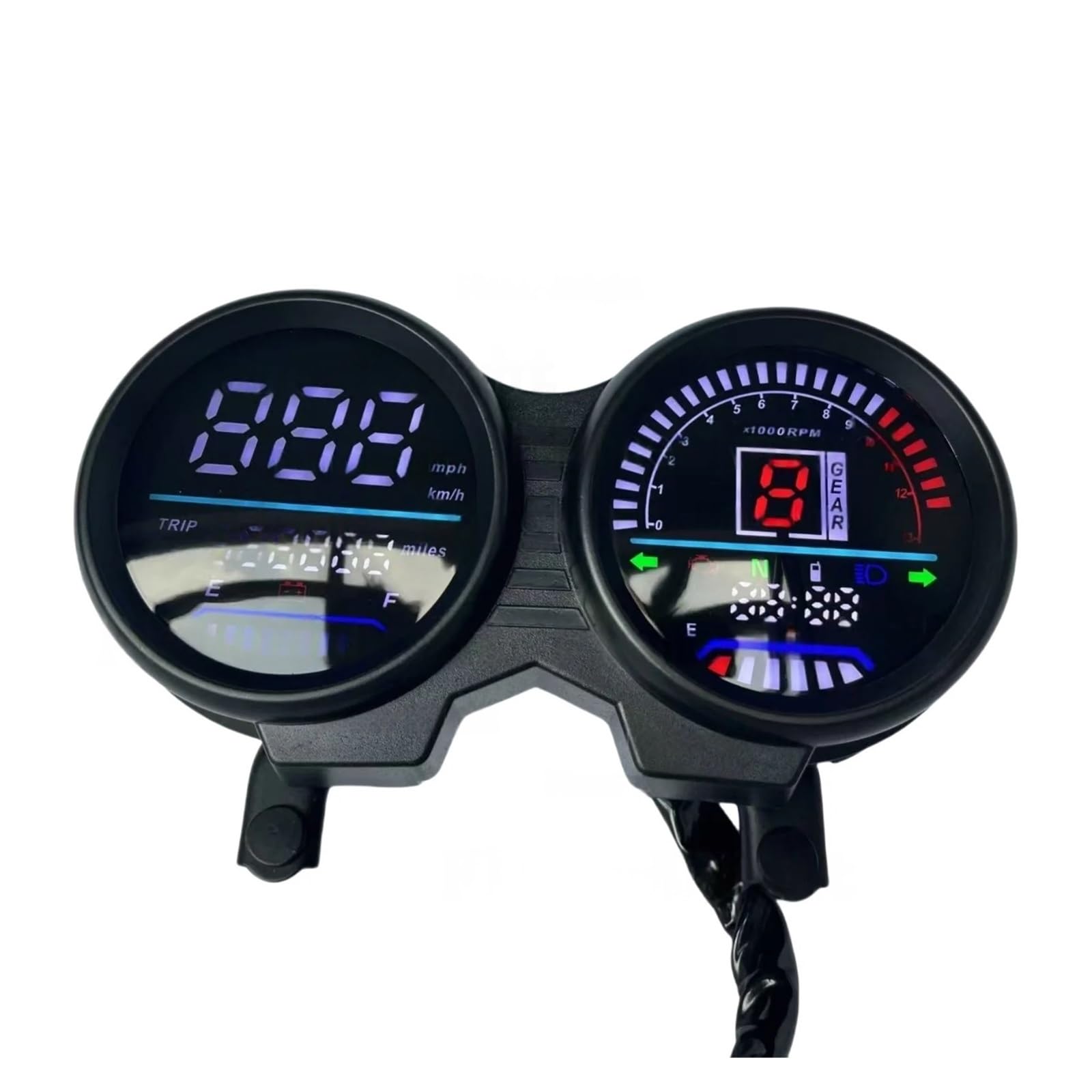 Compteur De Vitesse Numérique À LED pour Moto, Tachymètre, Odomètre pour Bajaj Boxer CT125 CT100 CT150 Et Kaw&asaki CT125 Platina 100 Tachymètre