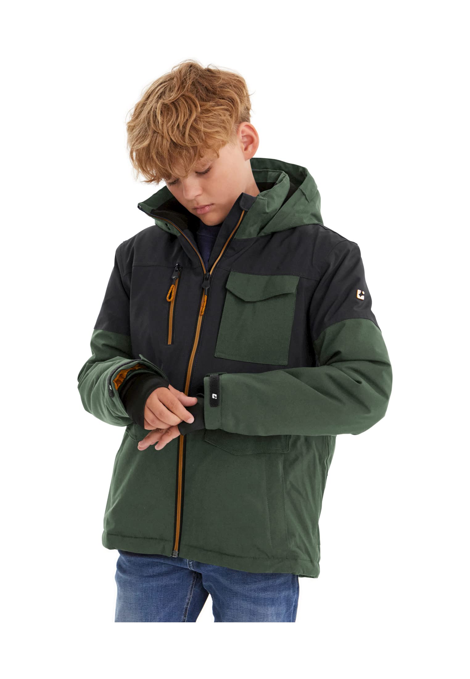 Killtec Kow 29 Bys Ski Jckt Chaqueta funcional/chaqueta al aire libre con capucha y protector de nieve Niños
