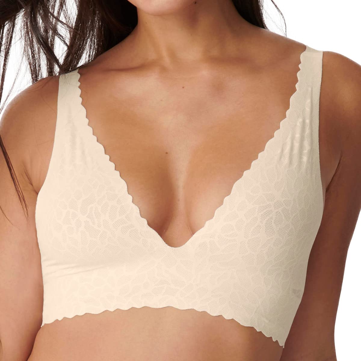 Sloggi Women's sloggi Zero Feel Lace 2.0 Top, ANGORA