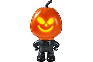 Talking Animated Talking Pumpkins with Built-in Projector & Speaker Plug'n Play