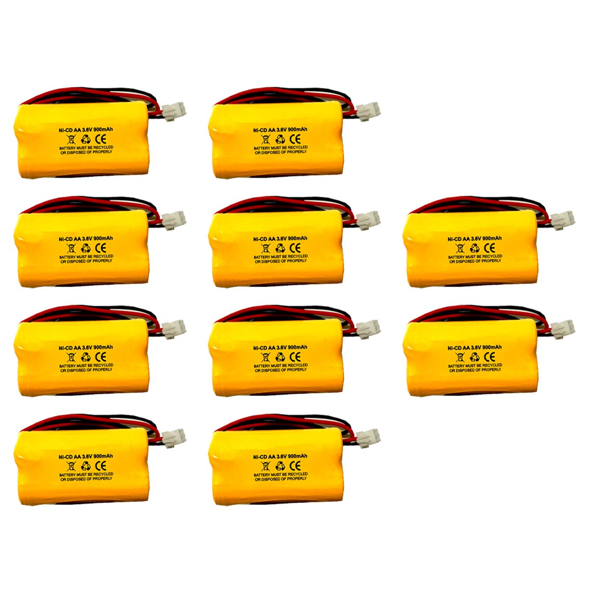 (10 Pack) Dantona CUSTOM-318 OSA230 Lowes 253799 Exitronix 10010037 Max Power B2-0031 Unitech AA900M