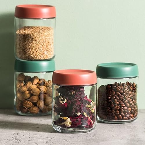 Miniatura 5 de Tarros Mason de 16 onzas con tapas, recipientes de avena durante la noche con tapas, tarros de vidrio con tapas para aderezo de ensalada, frutas,