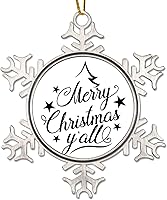 Vista 63 de Happy New Year Ornament for Christmas Tree Decor Merry Christmas Y'all Christmas Metal Snowflake Ornament Xmas Tree Decor Funny Christmas Quotes