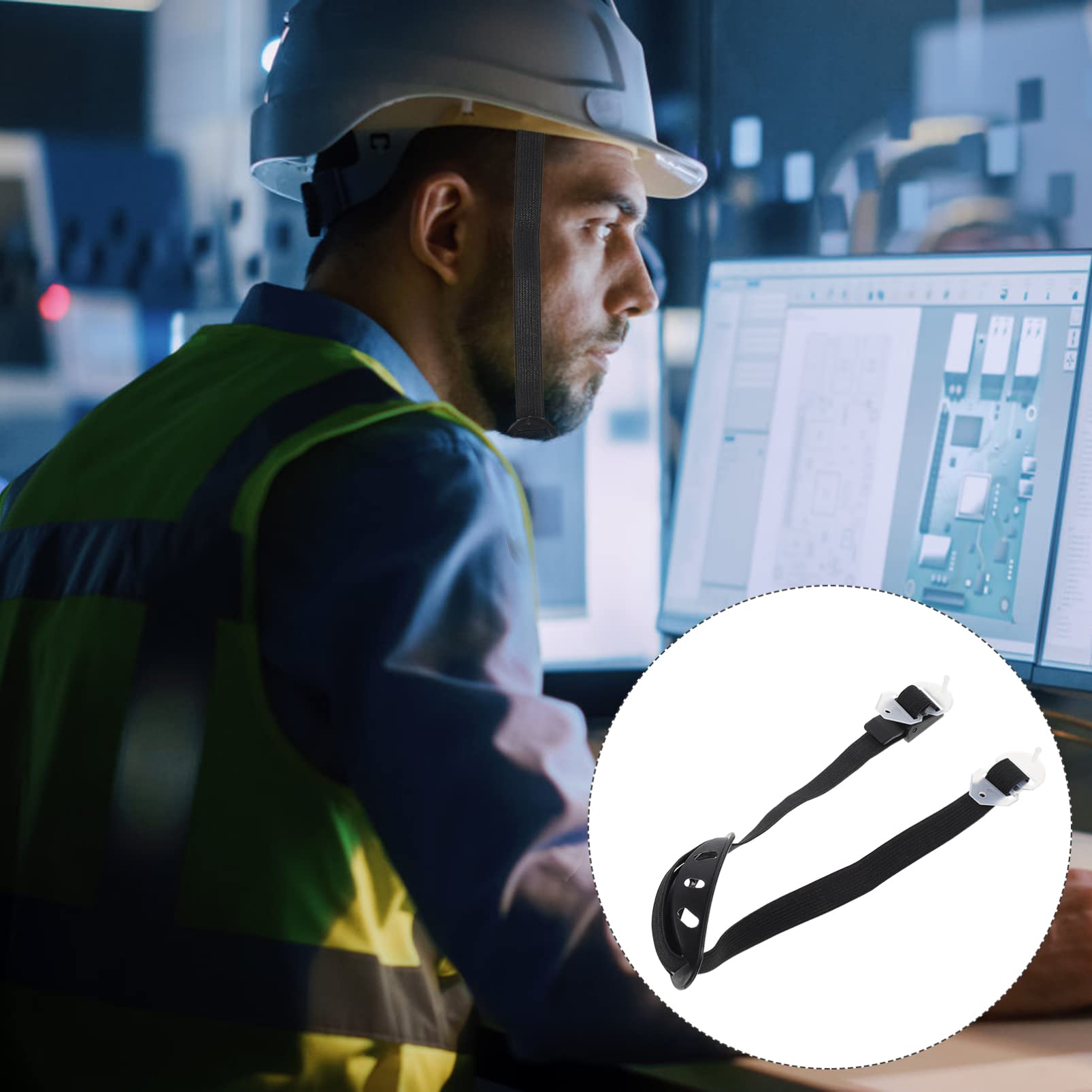 CLISPEED Cintura sottogola per casco, sottogola regolabile, professionale, per casco