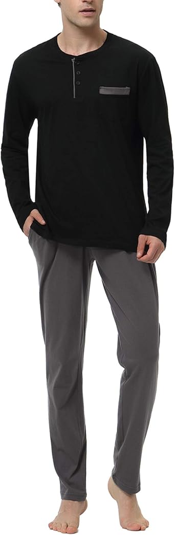 Mens loungewear long sleeve tops Clearance