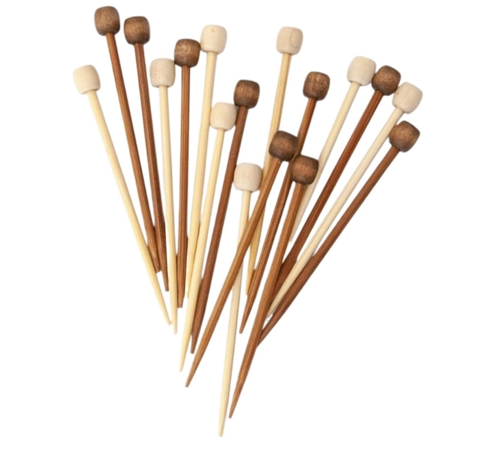 Bamboo Knitting Needles 3set Small Bamboos Repair Needle Crochet Accessories Sweater Knitting Set for Handicraft(A)