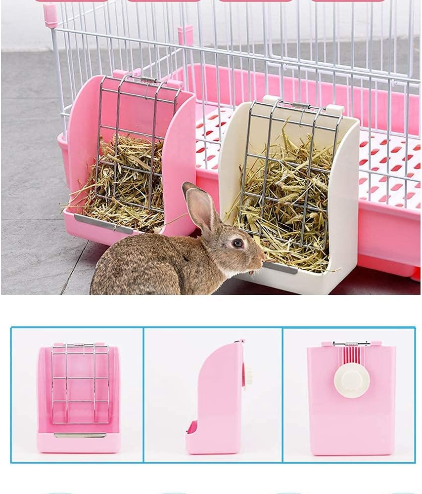 うさぎ 牧草入れ 固定 牧草フィーダー 食器 餌箱 チ ンチラ デグー モルモット 餌入れ 小動物用 牧草ポットウサギ 餌入れ牧草フィーダー 出群