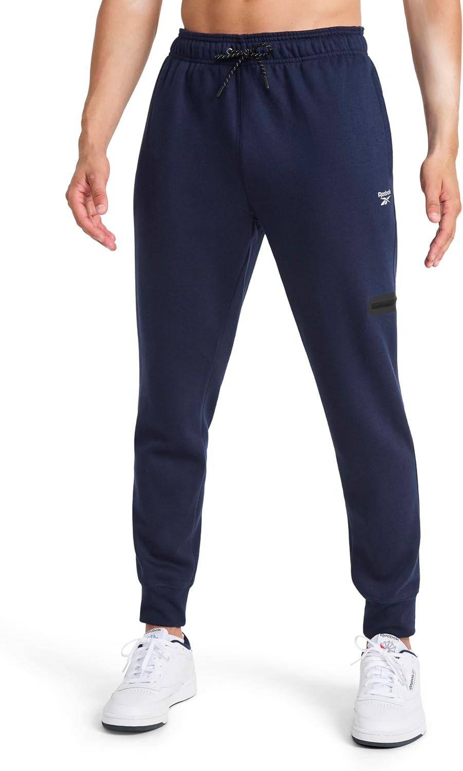 Reebok Mens Radar Fleece Jogger, Standard Fit, 30” Inseam, Midweight Cotton-Poly Fleece Fabric