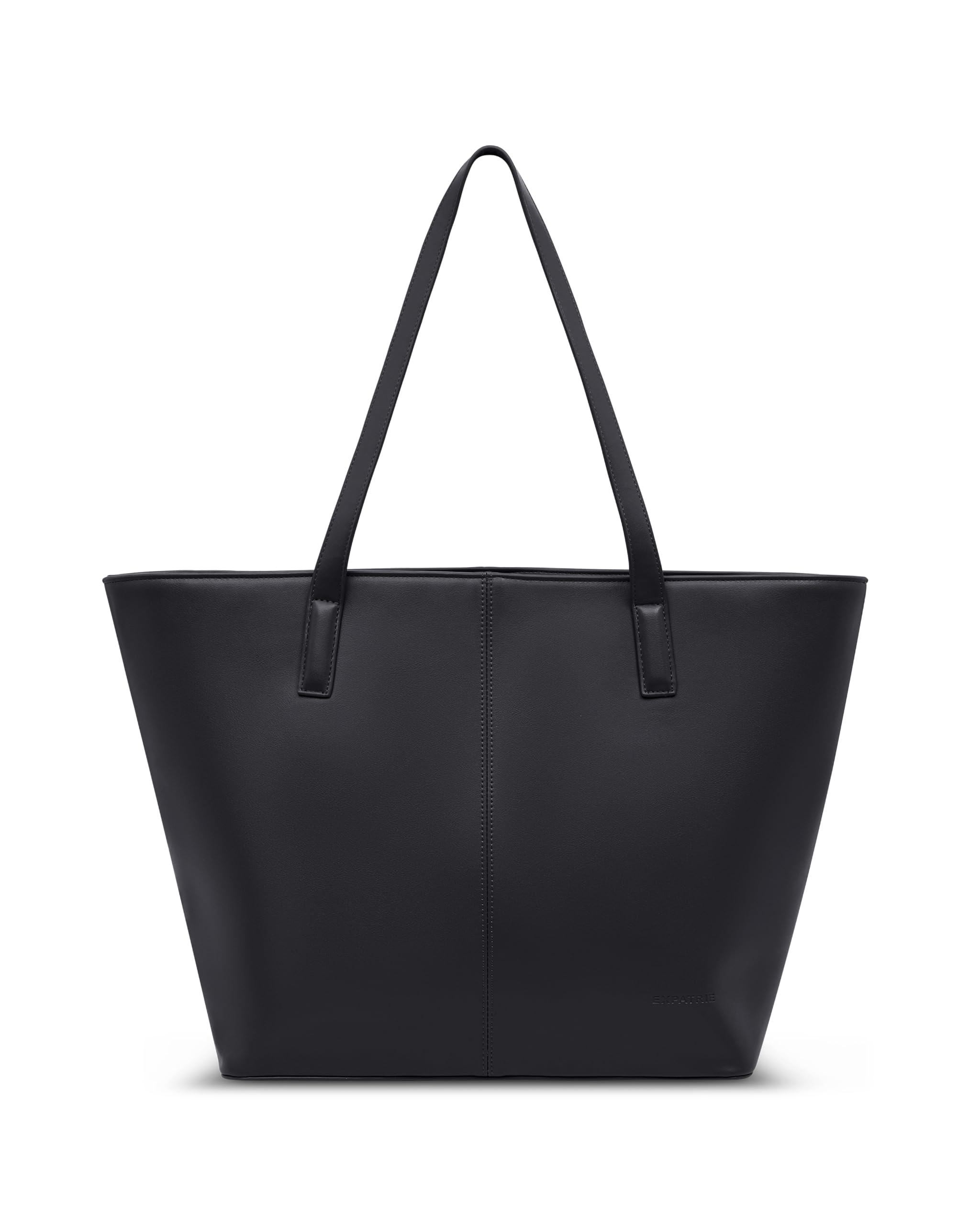 Expatrié Cabas Femme - Caro - Sac fourre-tout en similicuir - Sac à bandoulière élégant pour bureau, université ou école - Compartiment pour ordinateur portable 15 pouces - Hydrofuge