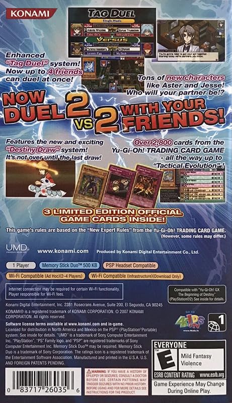 Amazon.com: Yu-Gi-Oh! Gx Tag Force 2 - Sony PSP (Renewed) : Video