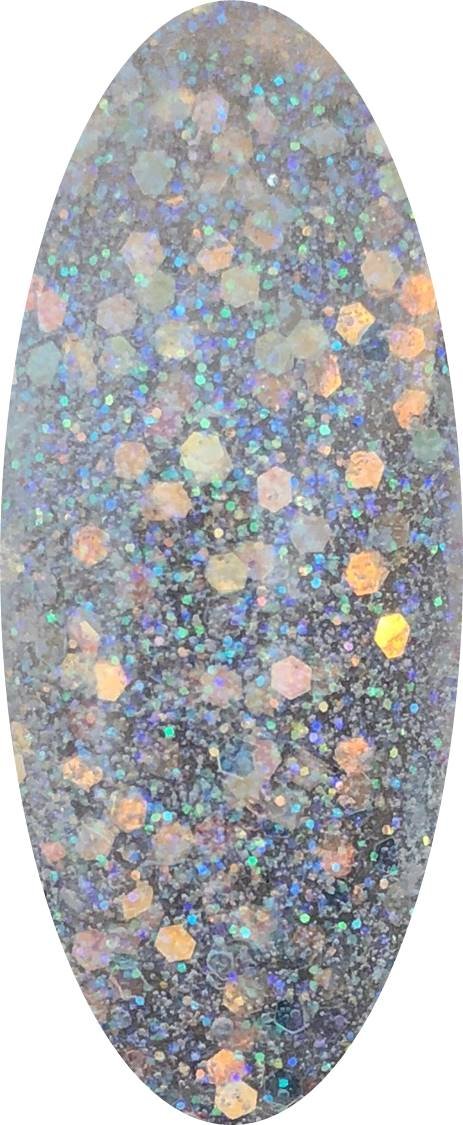 SHEBA NAILS Dipcrylic Dip Dipping Powder Unicorn Poop Trio Kit - 1oz Jar ea Liquid Gold, Starlight & Sugar Crystals
