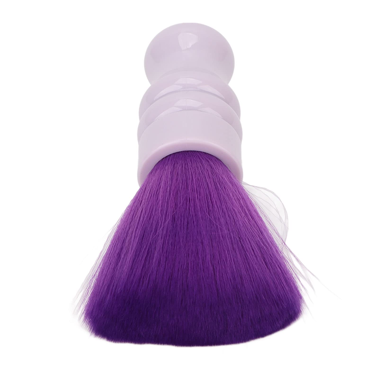 Cryfokt Neck Duster Weiche Nylonbürste Effiziente Reinigung für Friseursalon, ABS-Griff – Lila