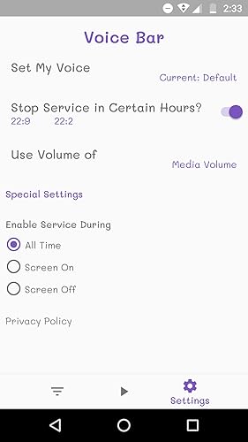 Voice Bar - Get Notifications By Voice