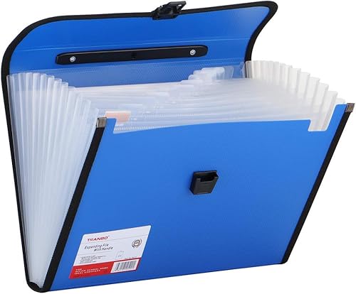 Carpeta De Archivos Expandible, 13 Bolsillos, Portadocumentos Portátil