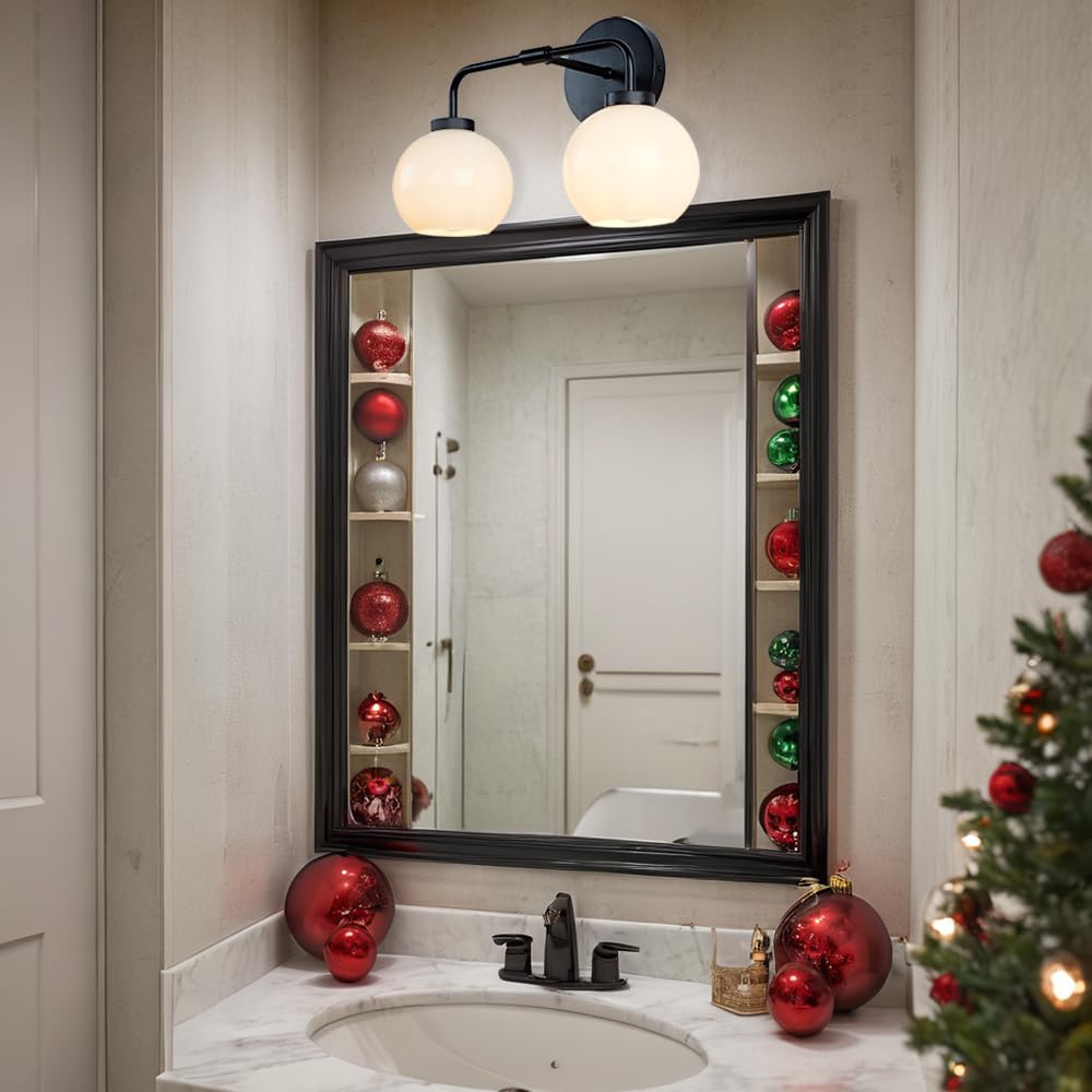 Kinkiety do sypialni, lampa ze szkła dmuchanego z ramą stalową, nowoczesna szklana lampa do wnętrz i na zewnątrz, oświetlenie łazienki, salonu, kuchni, pomieszczenia