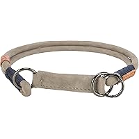 TRIXIE Zug-Stopp BE NORDIC Collare per cani in pelle L-XL grigio