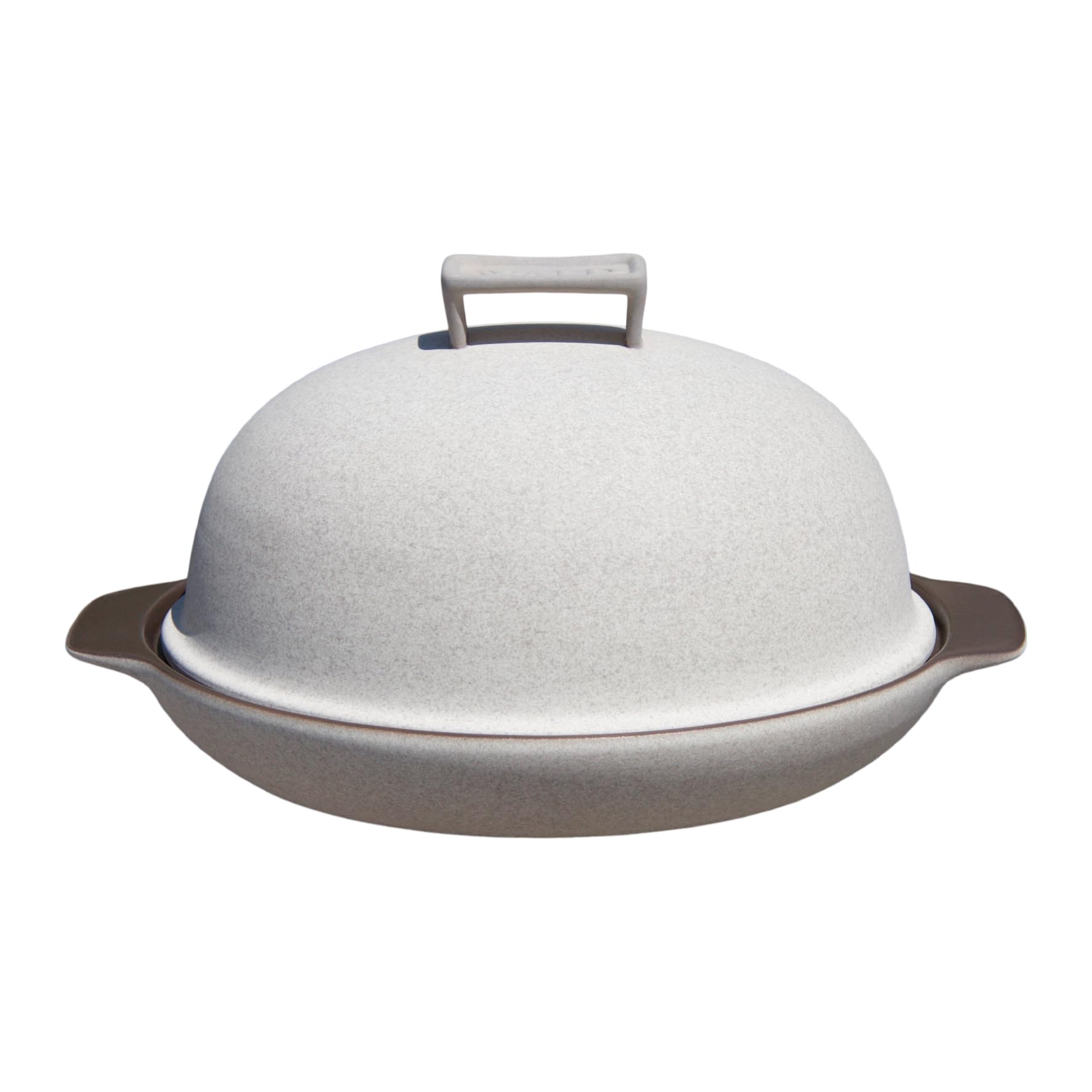 Wald Cuocipane in ceramica Kergrès - Da Forno per pane fatto in casa – Ø 28,5 cm con coperchio – Ricettario incluso – Made in Italy