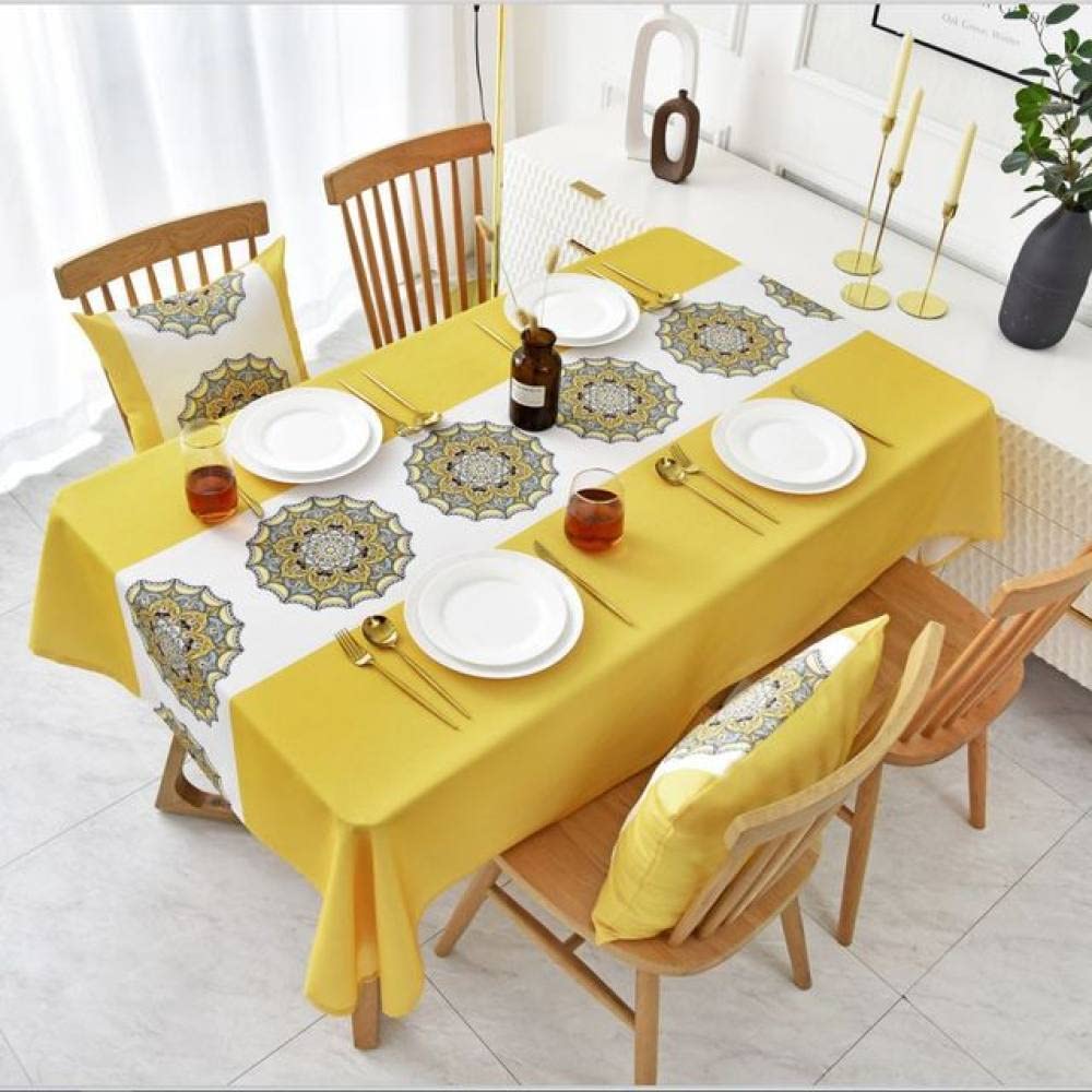 Nappe étanche et anti-huile de style européen pour ménage et table propre