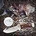 Mossy Oak Fixed Blade Hunting Knife Set - 3 Piece, Full Tang Wood Handle Straight Edge and Gut Hook Blades Game Processing Knife Set, Sheath Included
