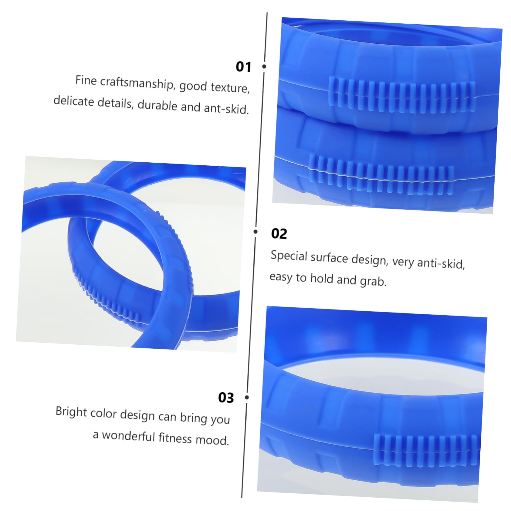 BESPORTBLE 6-Teiliges Hantel-Set Neopren-Hanteln Hantelring Gummi-Hantelhülle Kein Hantelgriff Rutschfeste Hantelhülle Hantel-Anti-Drop-Hülle Hantel-Silikagel-Sportstopper