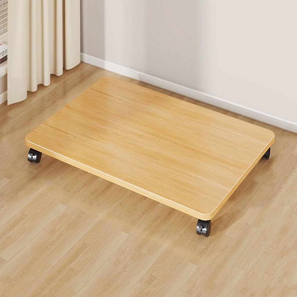 Carrello per piante con ruote bloccabili, carrello mobile in legno per forniture da ufficio, acquario, vasi da fiori, attrezzi da giardino, 60 x 45 cm