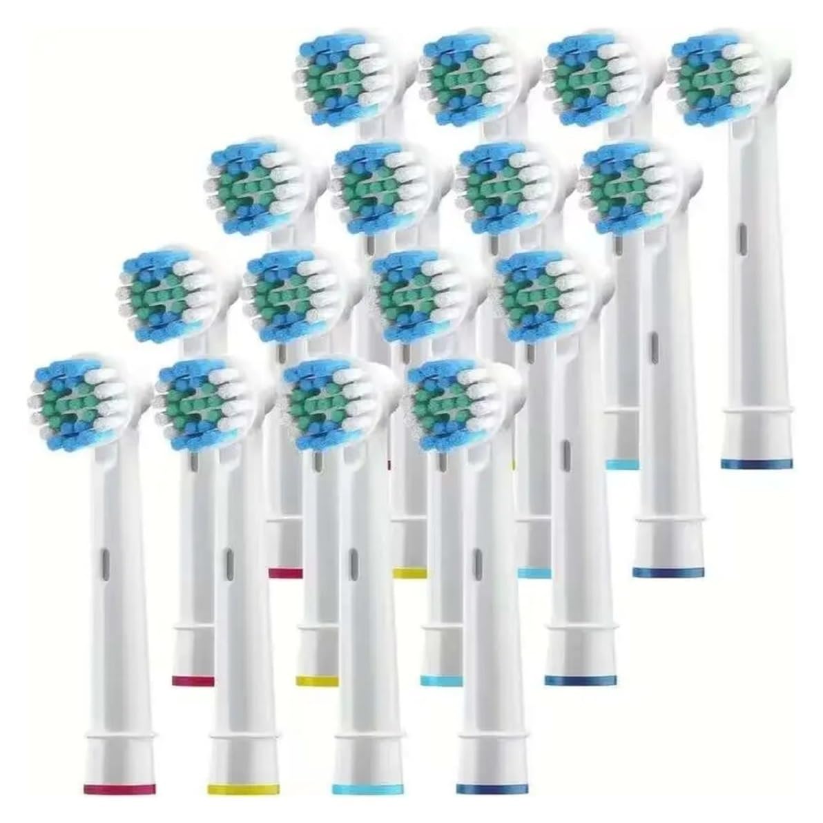 Testina di Ricambio for Spazzolino Elettrico - Compatibile con Oral-B P2/4000/3757/d12/3766(16 PCS)