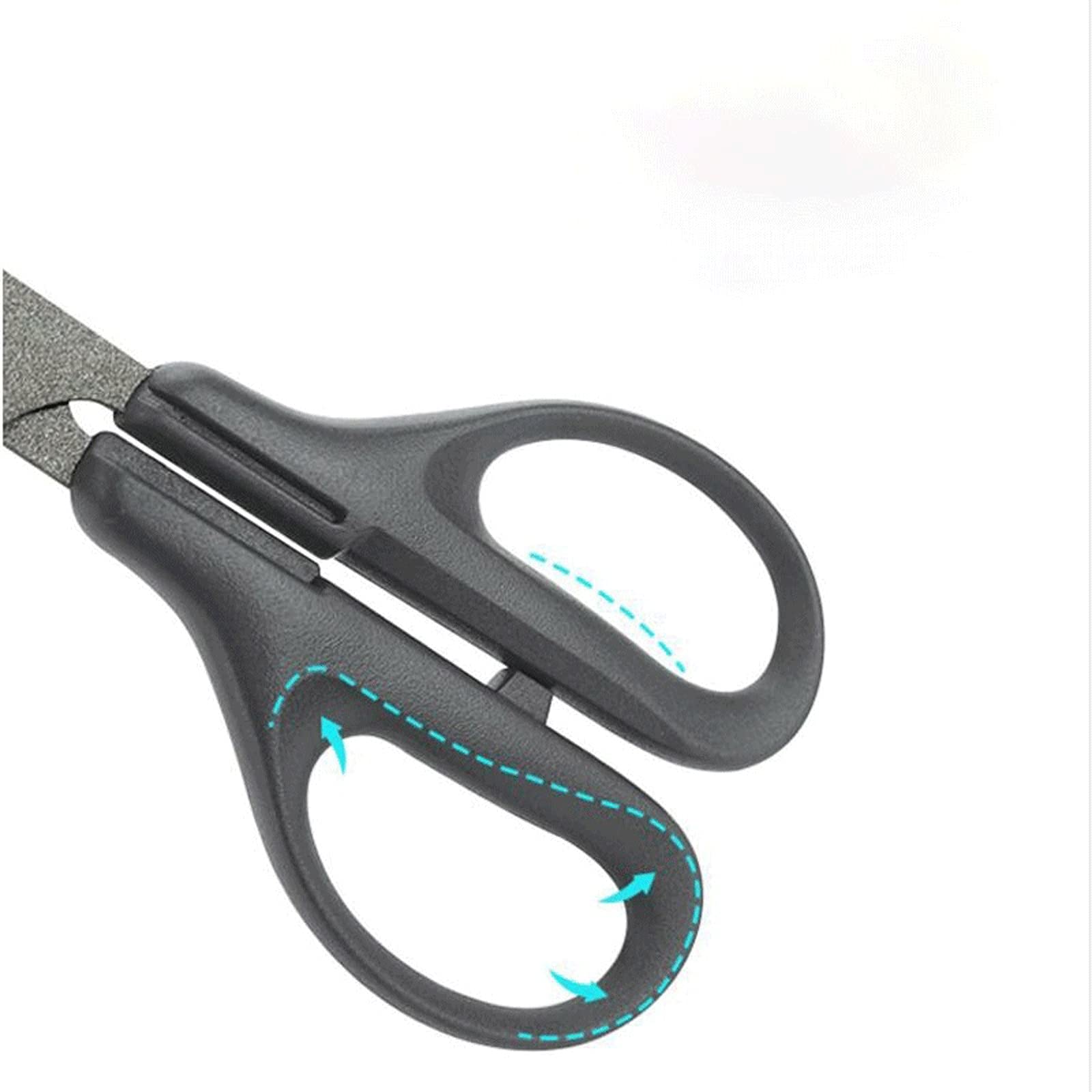 Tijeras de oficina, tijeras artesanales, tijeras de acero inoxidable, tijeras afiladas for manualidades, utilizadas for costura, costura, obras de arte y corte de oficina-tijeras de 17,5 cm