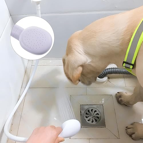 Miniatura 6 de Rukinovi Manguera de goma para fregadero, accesorio de manguera de fregadero portátil para grifo, rociador de cabezal de ducha de mano para bañar