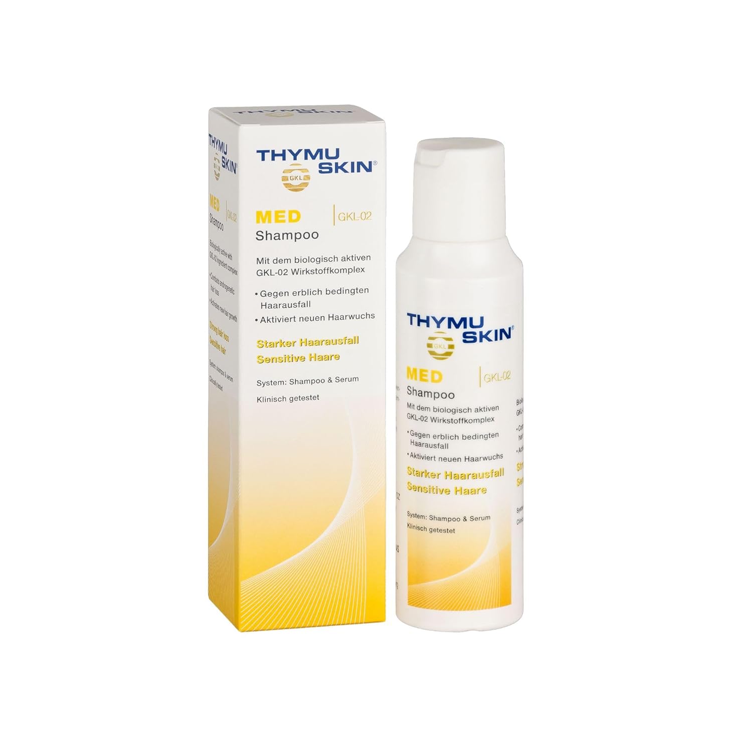 Thymuskin Med shampoo - Advanced Hair Peptide Shampoo for Hair Growth & Density - Hair Care Solution with Multi-Peptide Formula