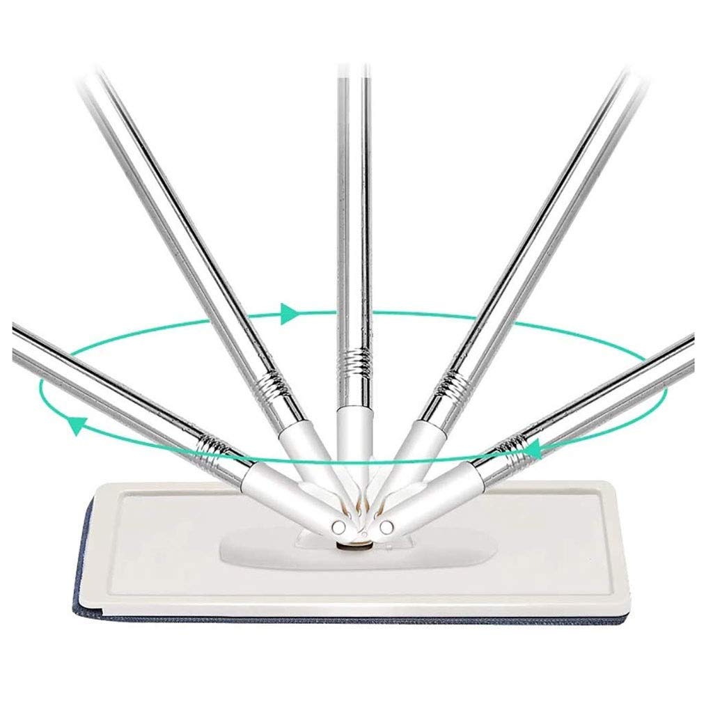 Fregona giratoria, Cubo de fregona Plana Microfibra con rotación 360°, Fregona l