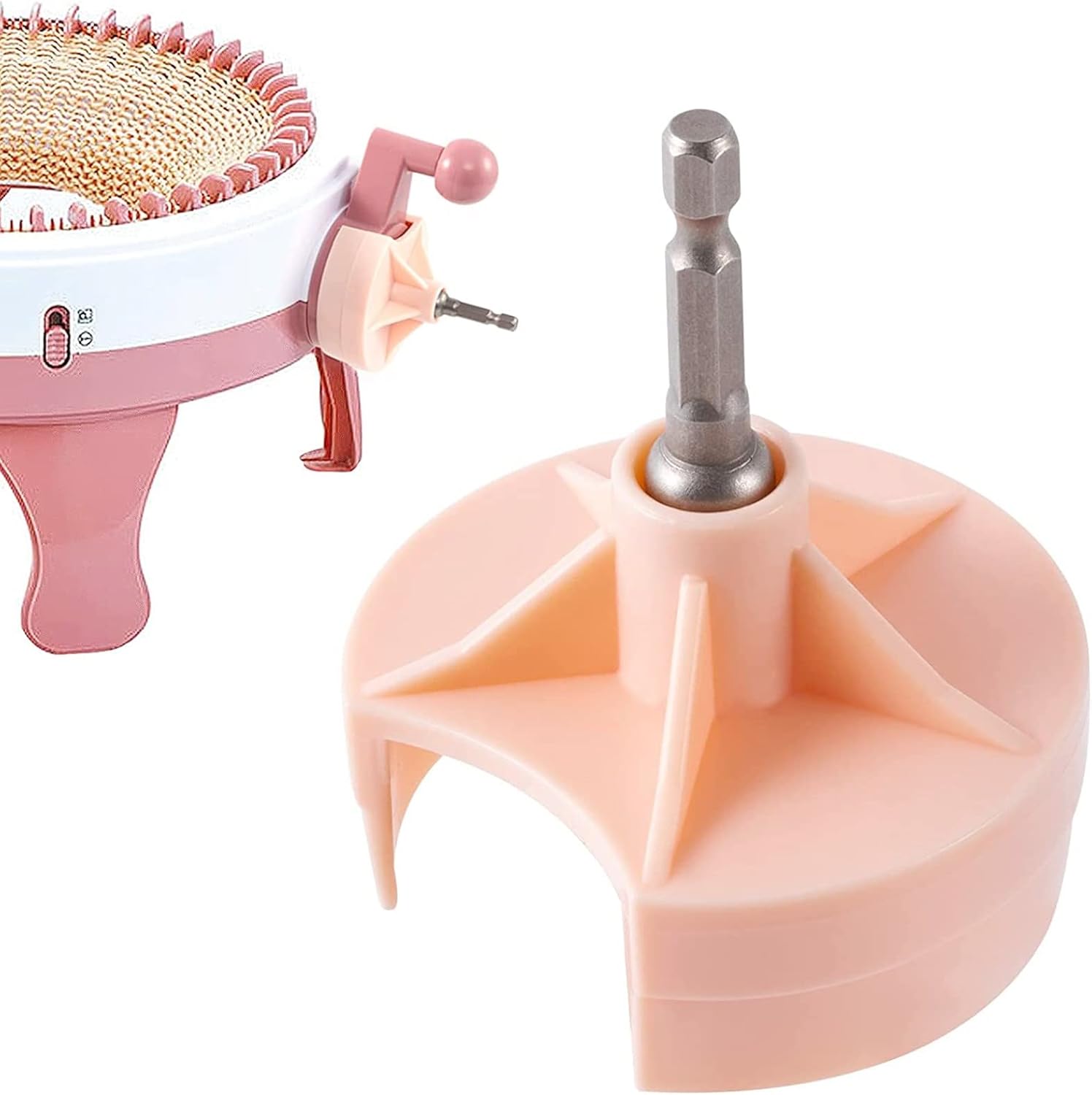 Knitting Machine Adapter for Drill, Quick Knit Power Adapter for Sentro