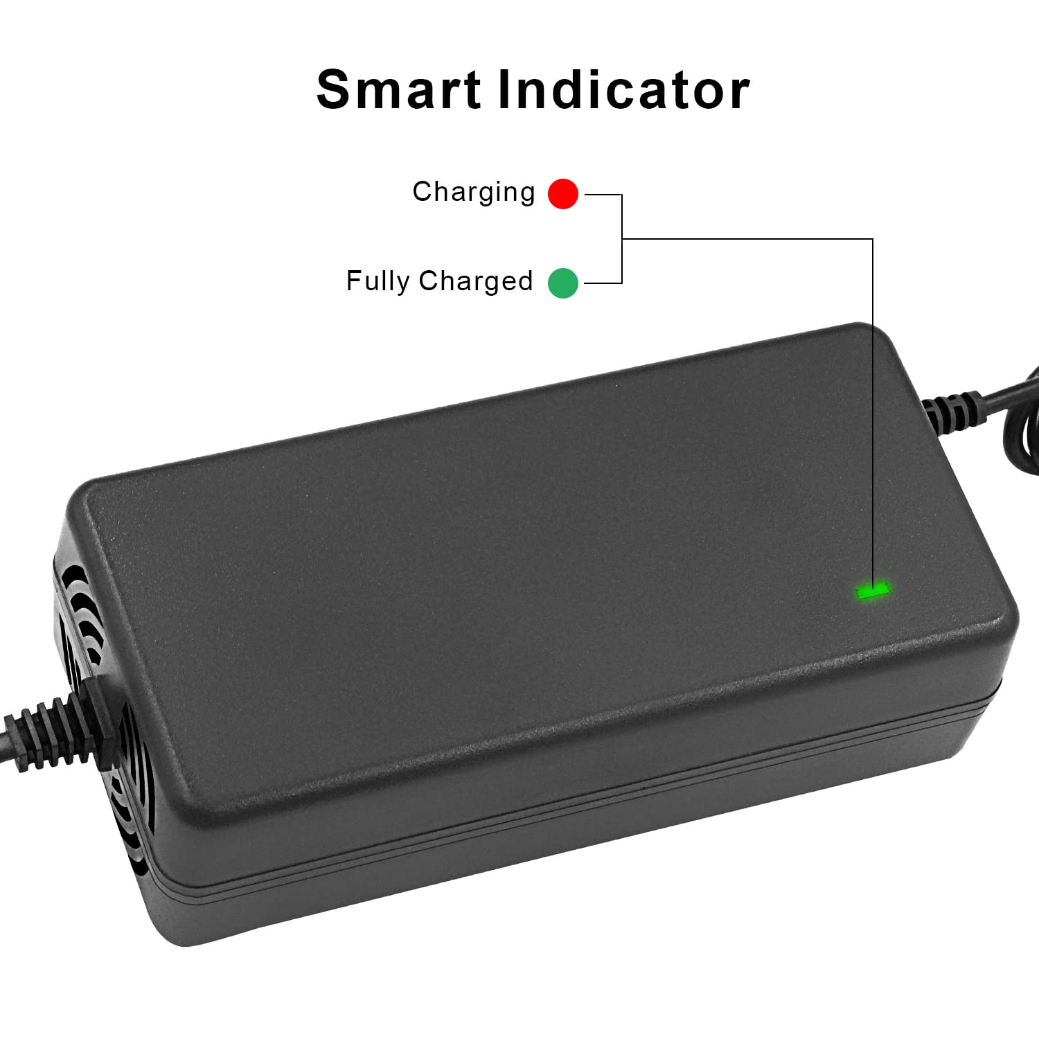 42V 2A ładowarka baterii z wentylatorem chłodniczym Dla Xiaomi M365/Pro 2 Dla Ninebot/Pure Air Pro Uniwersalny rower elektryczny Skuter elektryczny Pojazd zrównoważony dwukołowy