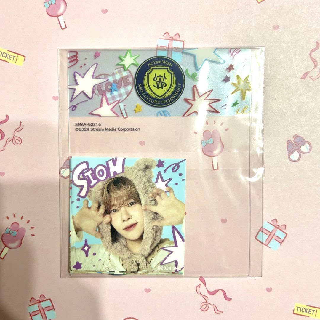 NCT WISH FC 会報 WISH BOOK 早期入会 フレークステッカー Amazon | NCT WISH FC ファンクラブ 会員特典 会報 フレークシール