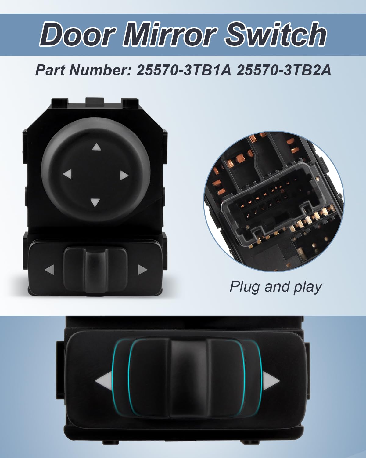Amazon.com: Door Mirror Switch Control Left Side Assy-Mirror