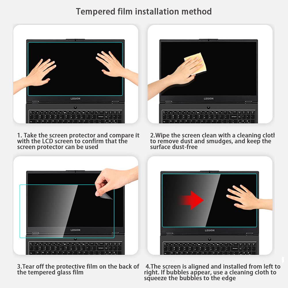 Pellicola Protettiva Per Laptop 15.6" 16:9 - Anti Luce Blu E Privacy, 344x194mm, Schermo Nero Da Lateral - Foto 9