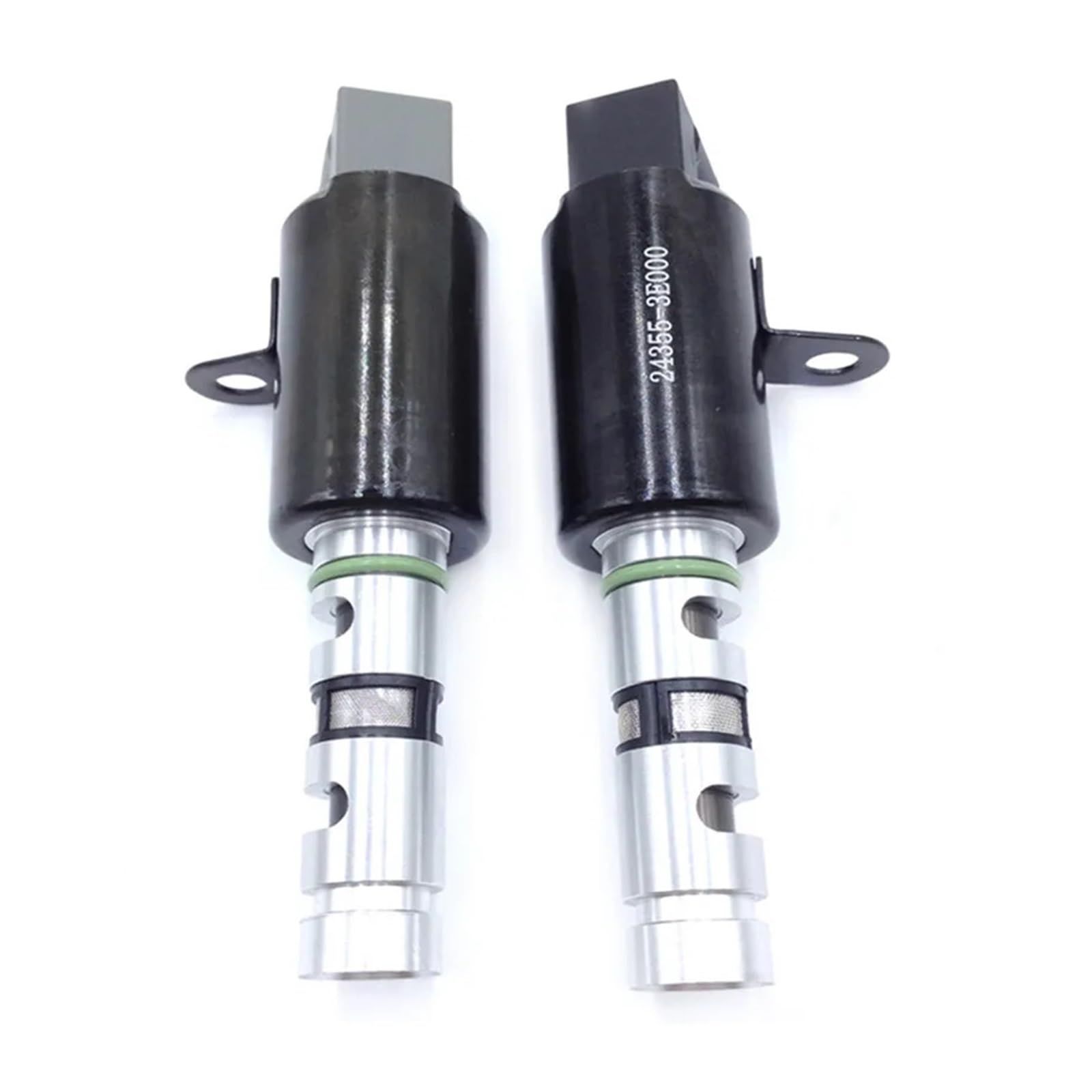 2PCS Oil Control Valve Left Right,Fit For Hyundai, Santa Fe,Fit For KIA, Optima Rondo 2.7L 24355-3E000 24356-3E000 243553E000 VVT Timing Zawór ciśnienia oleju silnikowego pojazdu